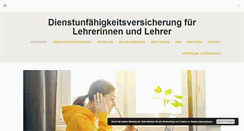 Desktop Screenshot of lehrer.versicherung900.de