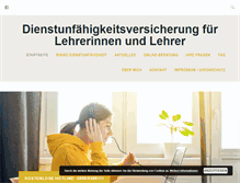 Tablet Screenshot of lehrer.versicherung900.de